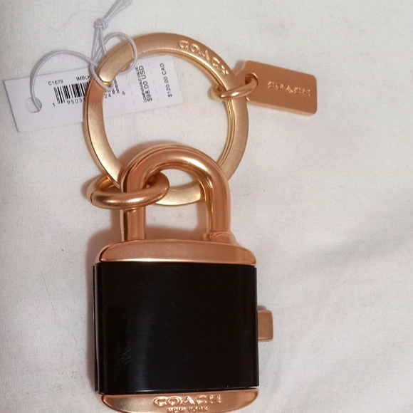 Coach Lock & Key Bagcharm/Keychain - Picture 4 of 12